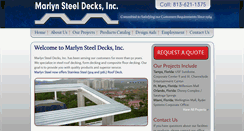 Desktop Screenshot of marlynsteel.com